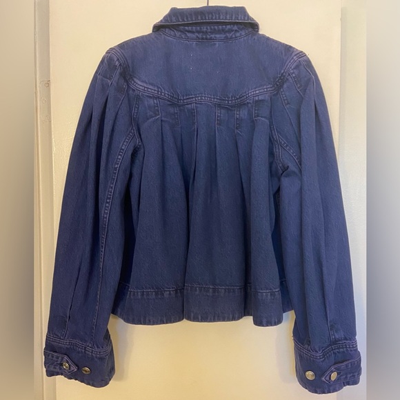 NWT Merlette Easton Denim Jacket Cobalt Blue Size XS - Picture 5 of 12